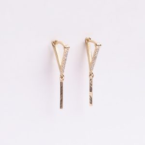 Triangle dimonds earrings s