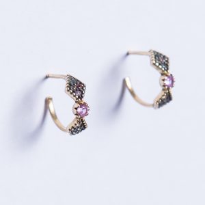 Rainbow Bowtie Earring