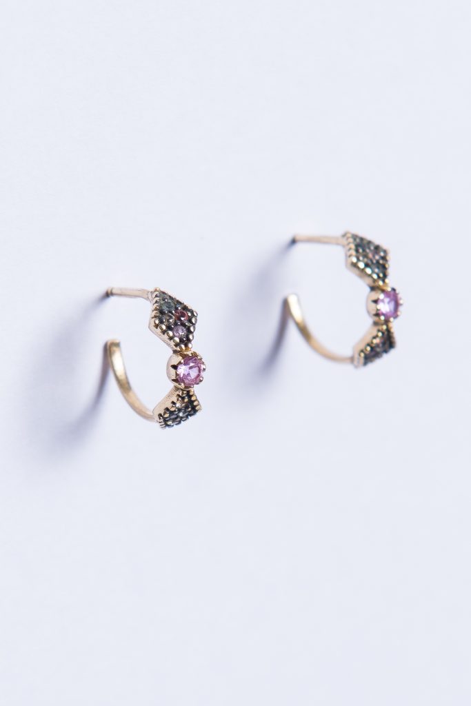 Rainbow Bowtie Earring