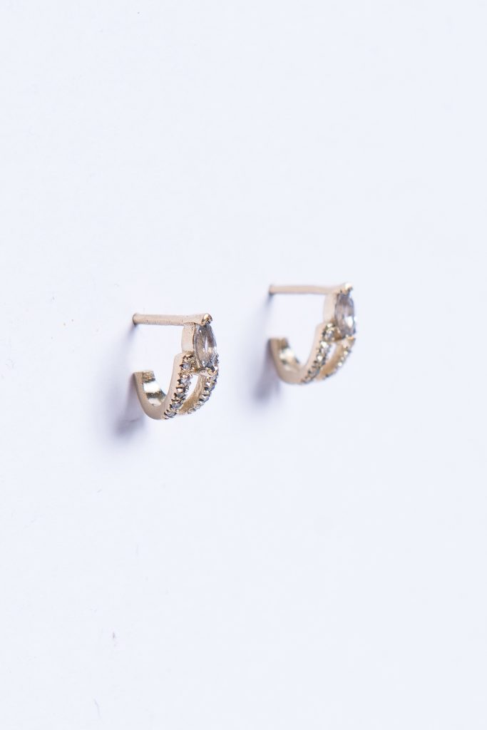 MARQUISE EARRING Sapphire S
