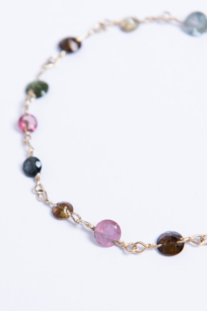 Sapphire Beaded Bracelet